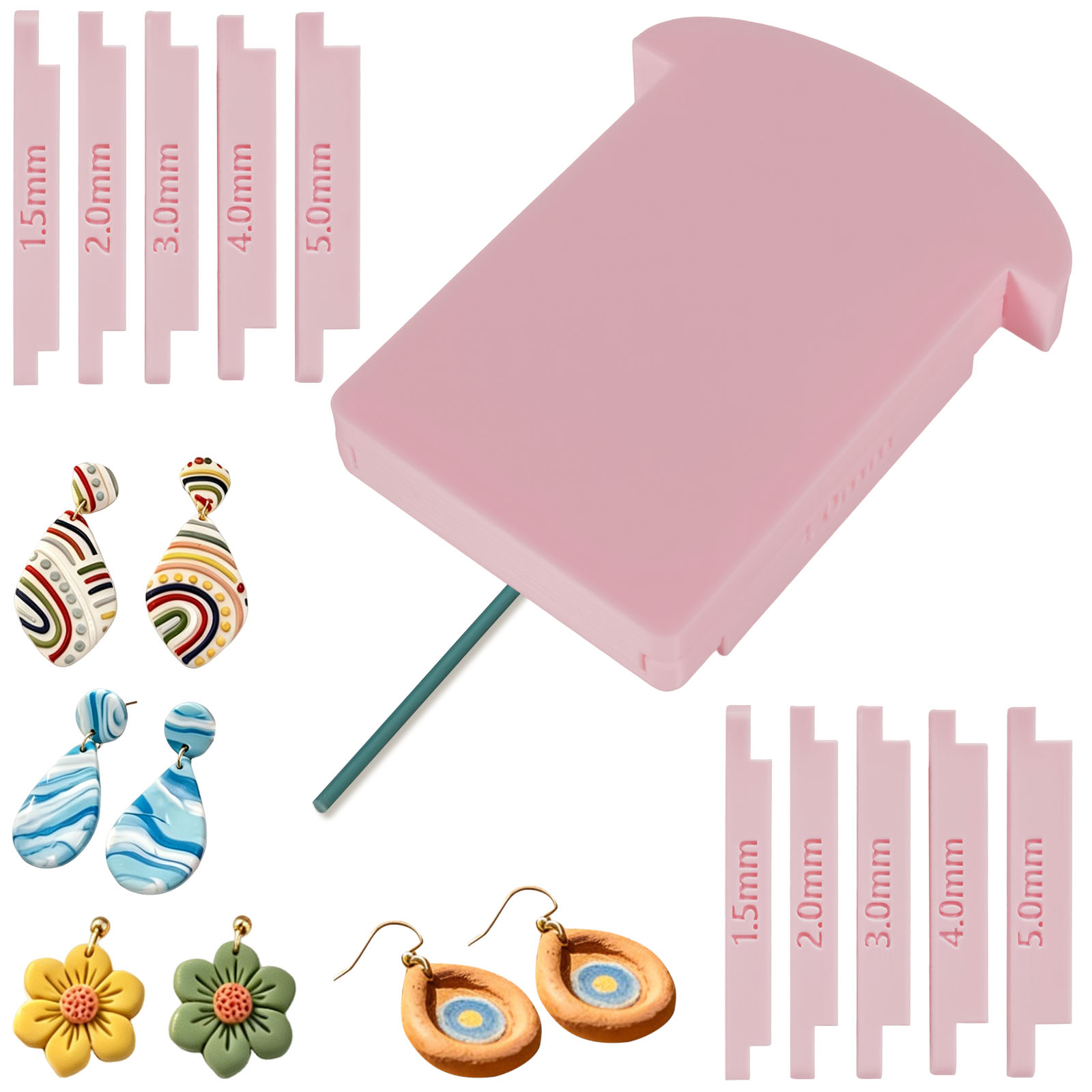 Jewelry Making Guide - Wałek do modelowania gliny z prowadnicą