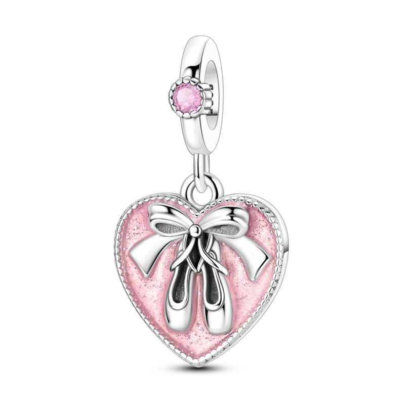 Jewelry Making Quotes - Koralik Ballerina Charm ze srebra próby