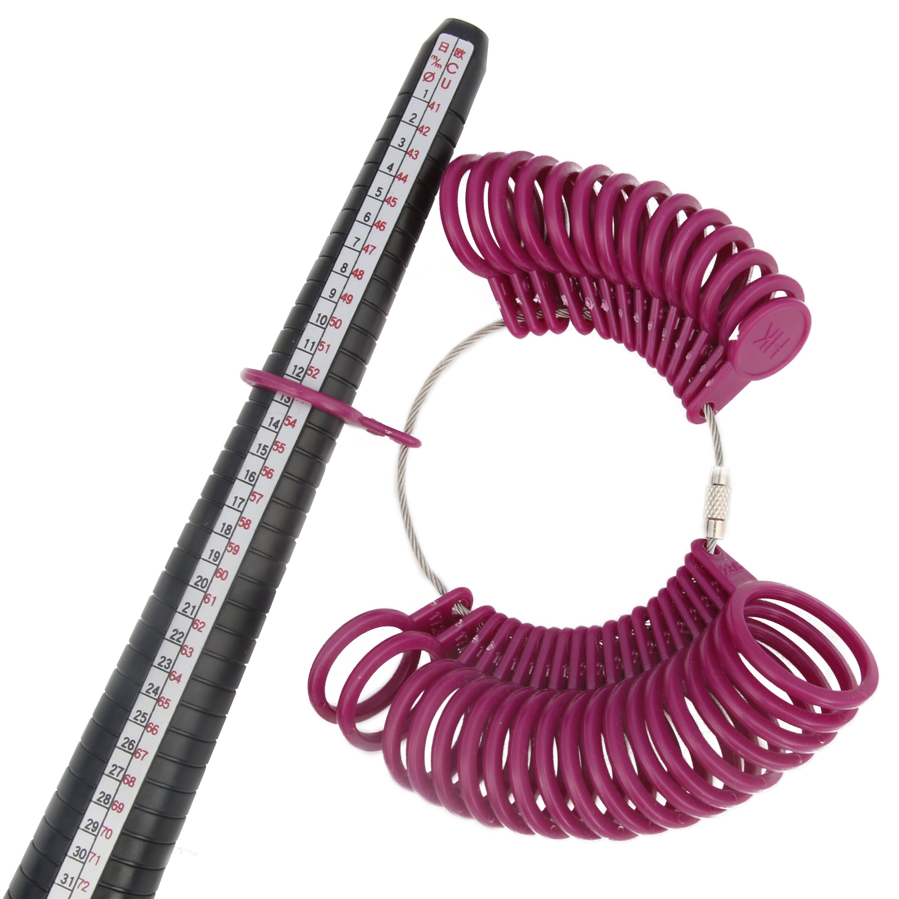 Jewelry Making Kit Professional - Profesjonalny wskaźnik rozmiaru pierścionka trzpień palca