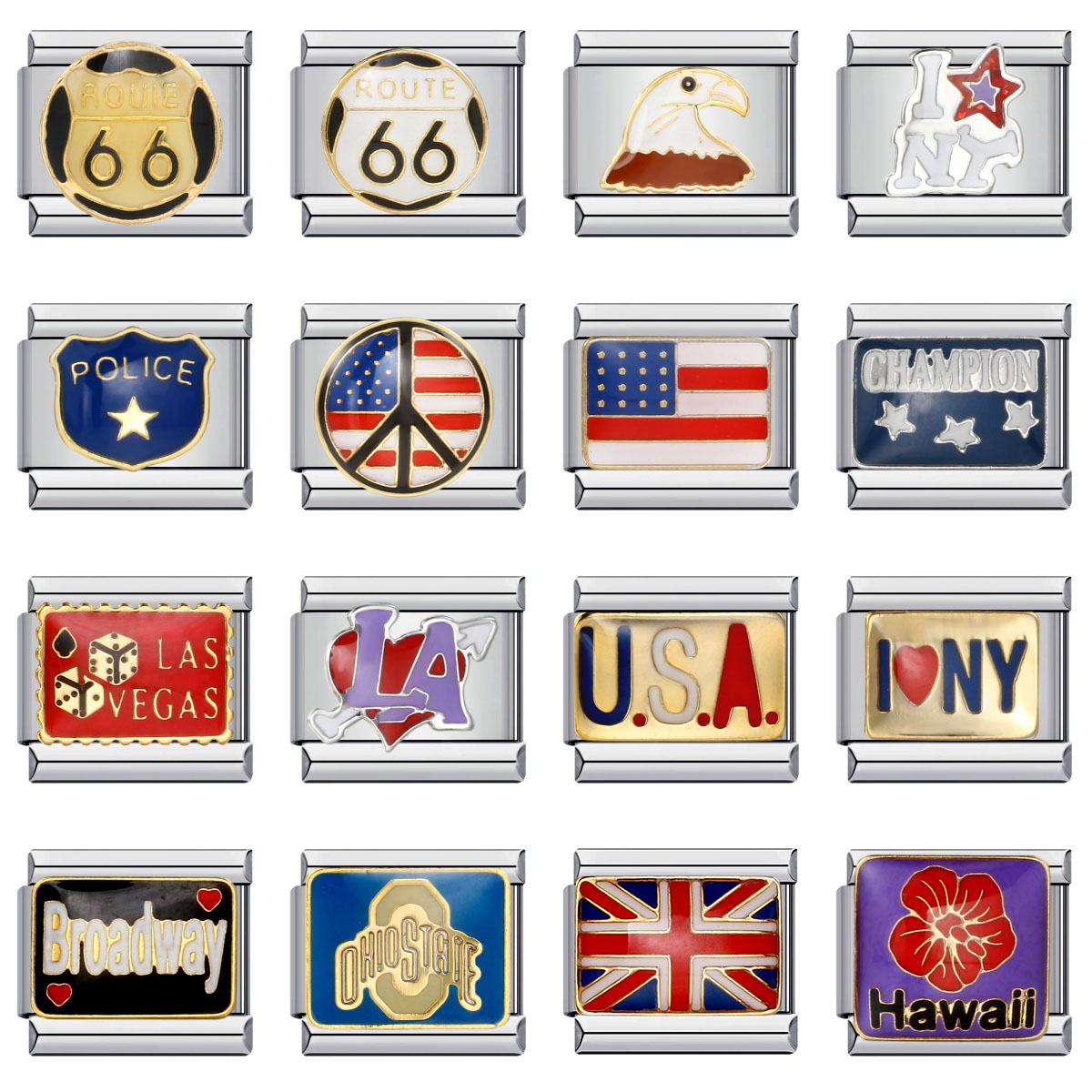 Jewelry Making In La - Nowa moda USA America LA Charms