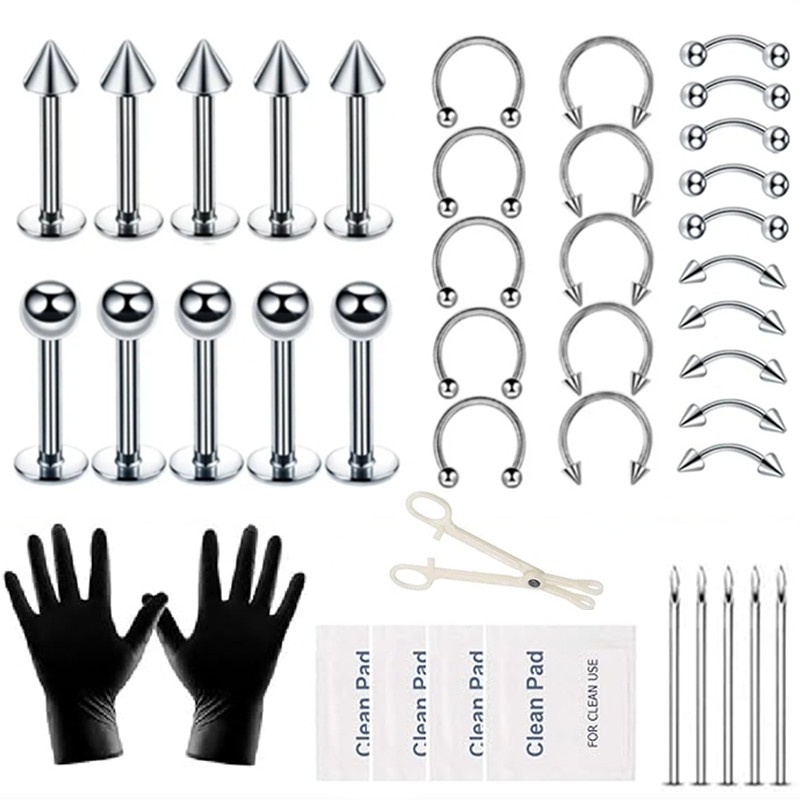 Jewelry Making Kit Professional - Profesjonalny zestaw narzędzi do przekłuwania ciała