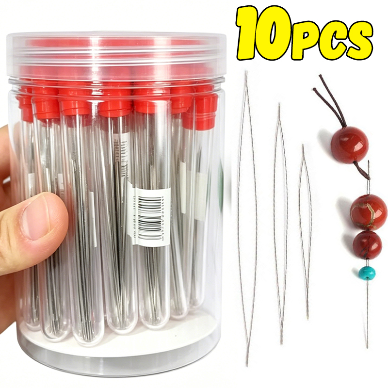 Jewelry Making Tutorials - 1-10 szt. Igły do nawlekania koralików,