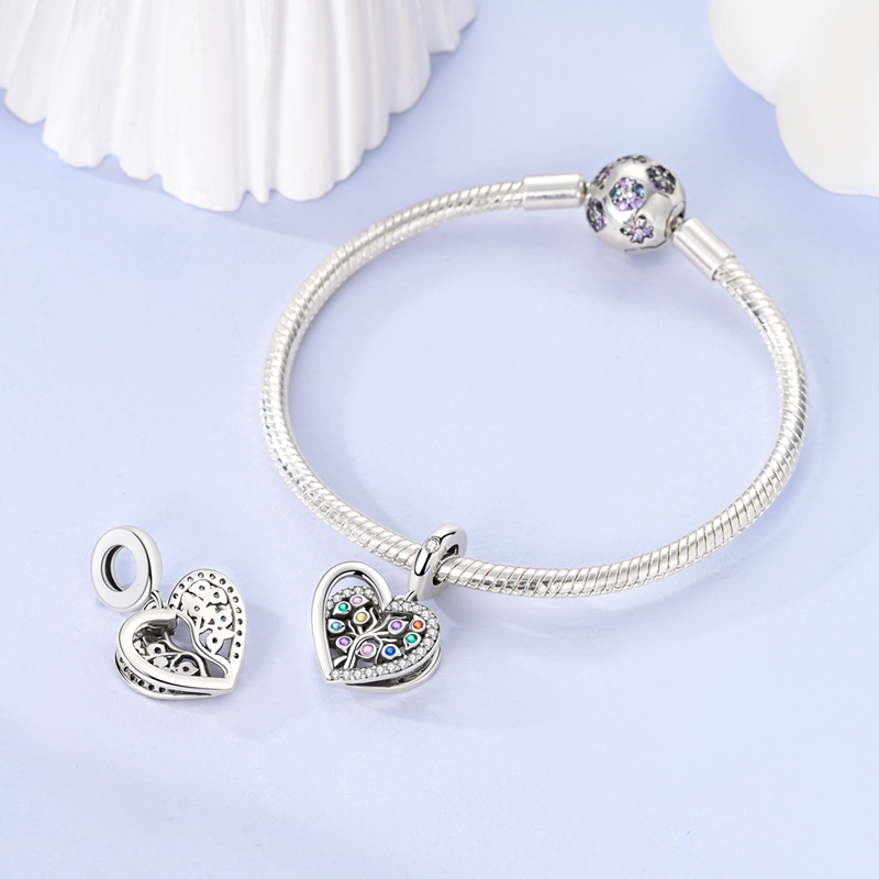 Piękny charms ze srebra próby  – Jewelry Making Guide recenzja i cena