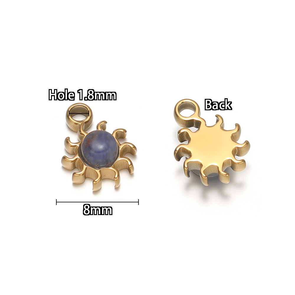 5 szt. Małe zawieszki ze stali – Jewelry Making Stones recenzja i cena