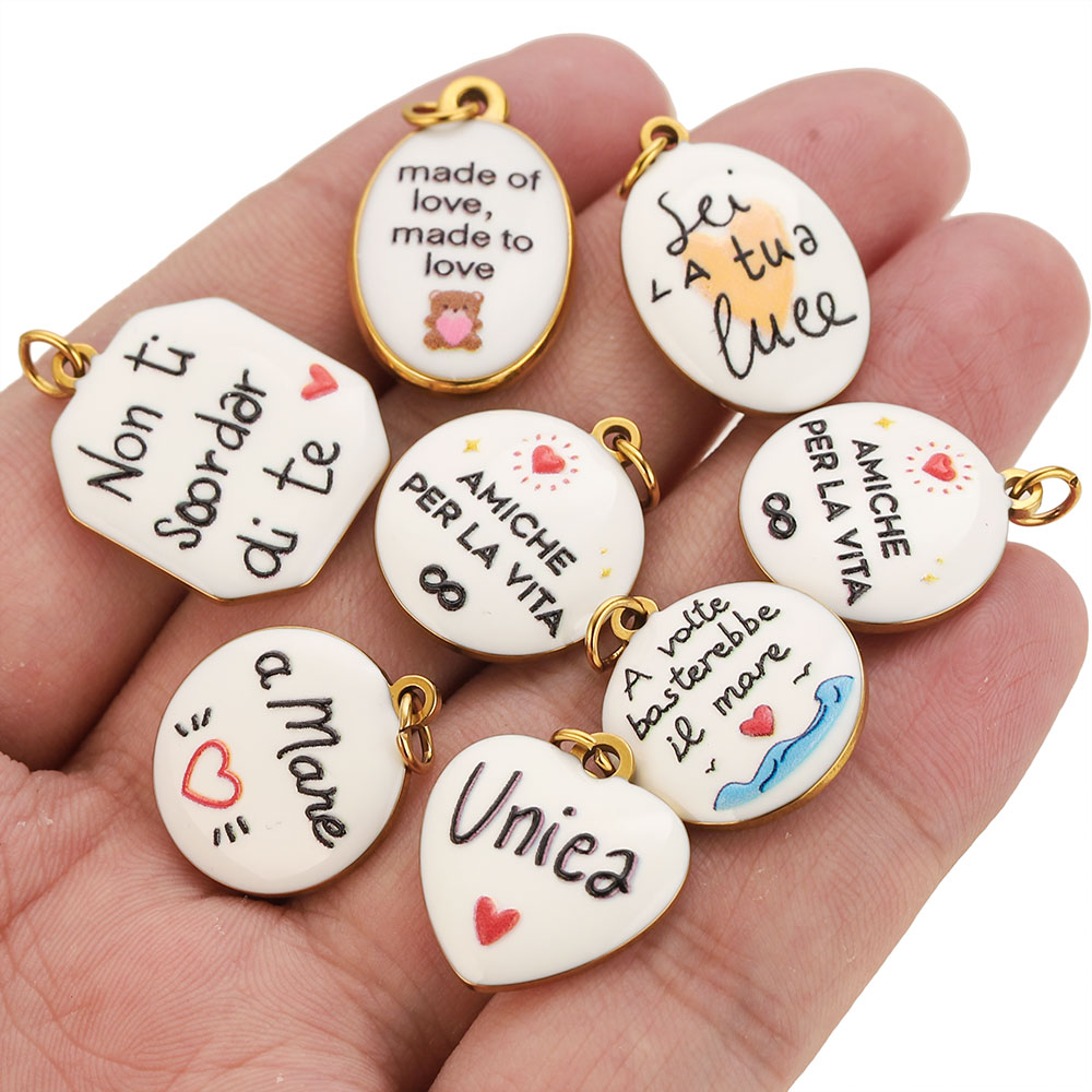 2 szt. zawieszek ze stali nier – Jewelry Making Quotes recenzja i cena