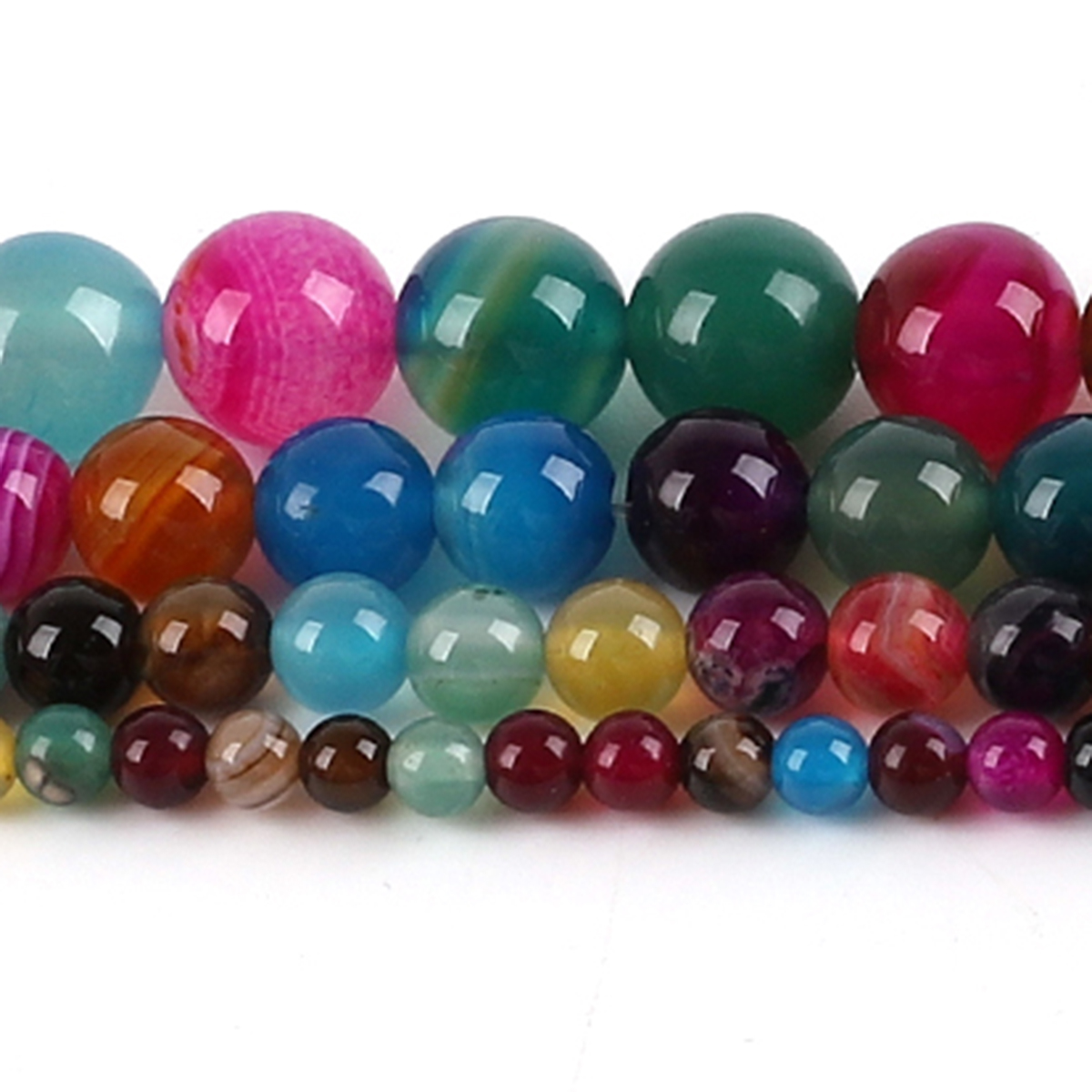 Naturalne koraliki z agatu, ko – Jewelry Making Stones recenzja i cena