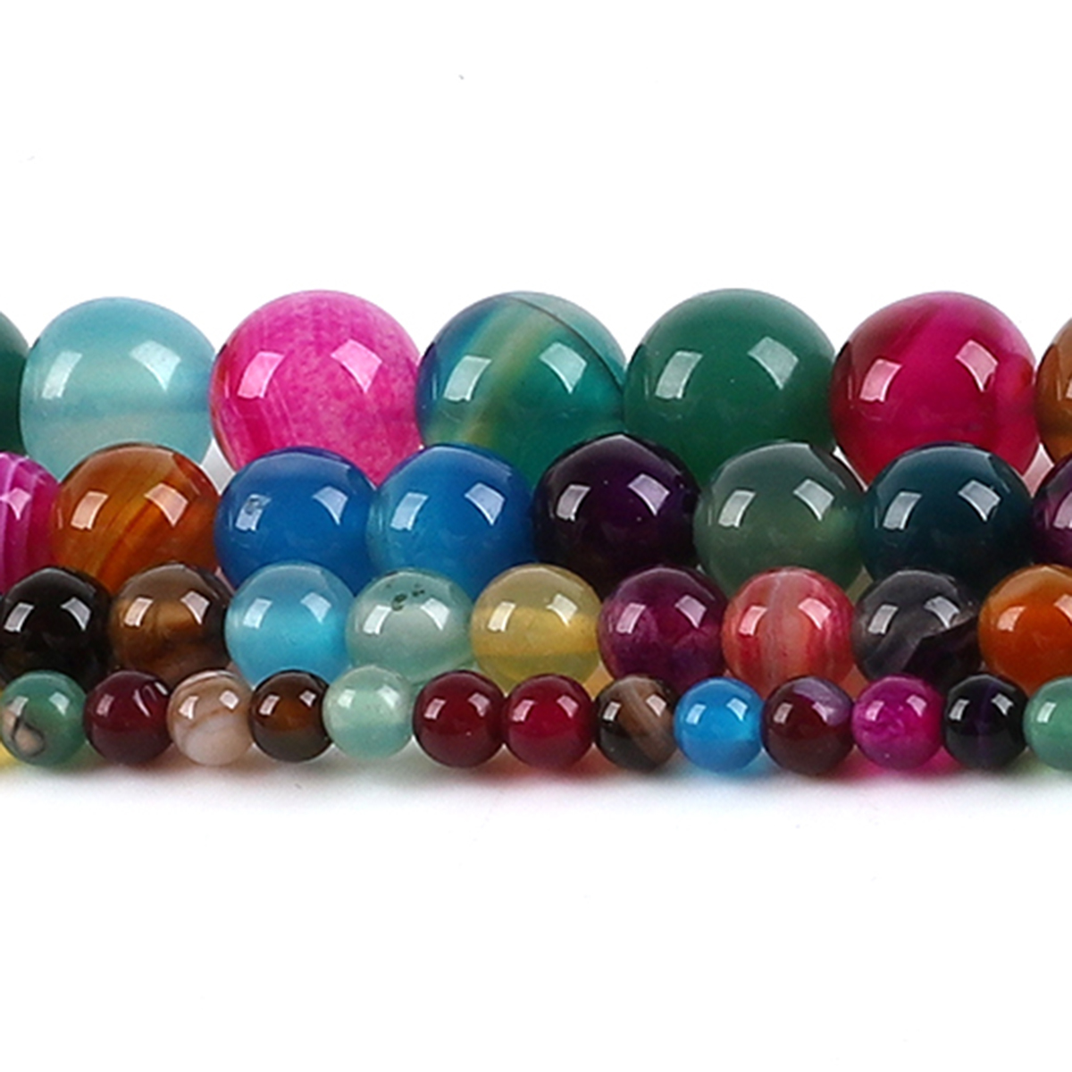 Naturalne koraliki z agatu, ko – Jewelry Making Stones recenzja i cena