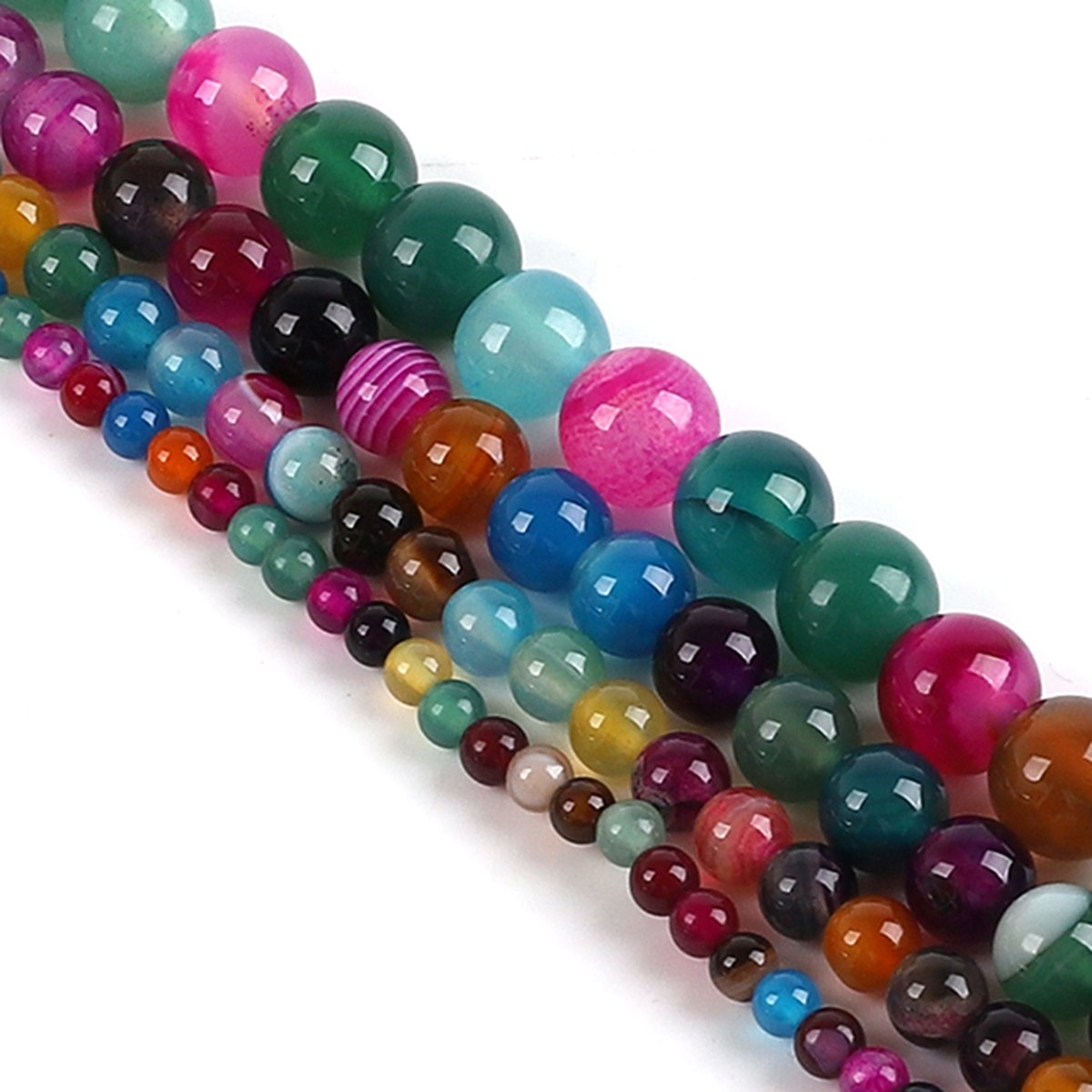 Naturalne koraliki z agatu, ko – Jewelry Making Stones recenzja i cena
