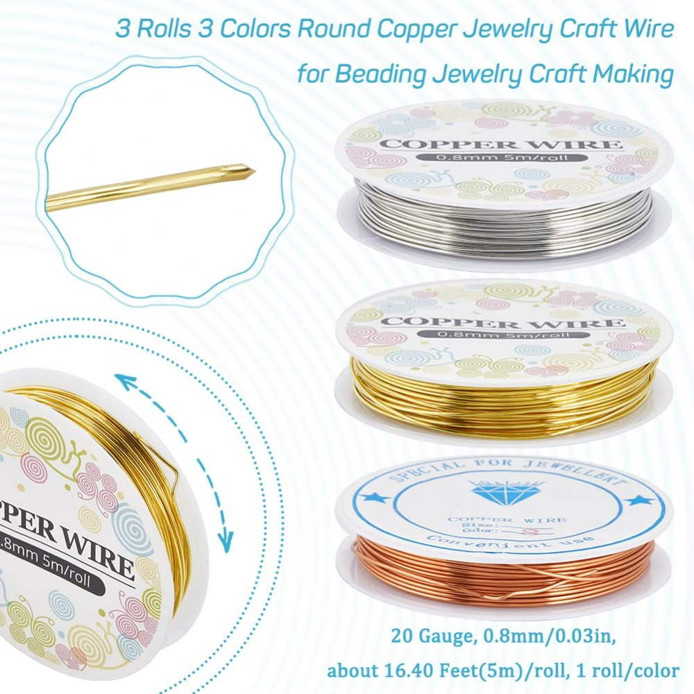 12,8 M Miedziany drut jubilers – Jewelry Making Tutorials recenzja i cena